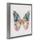 Stupell Industries Floral Flight Butterfly Wings Floating Frame, design by Nicole DeCamp